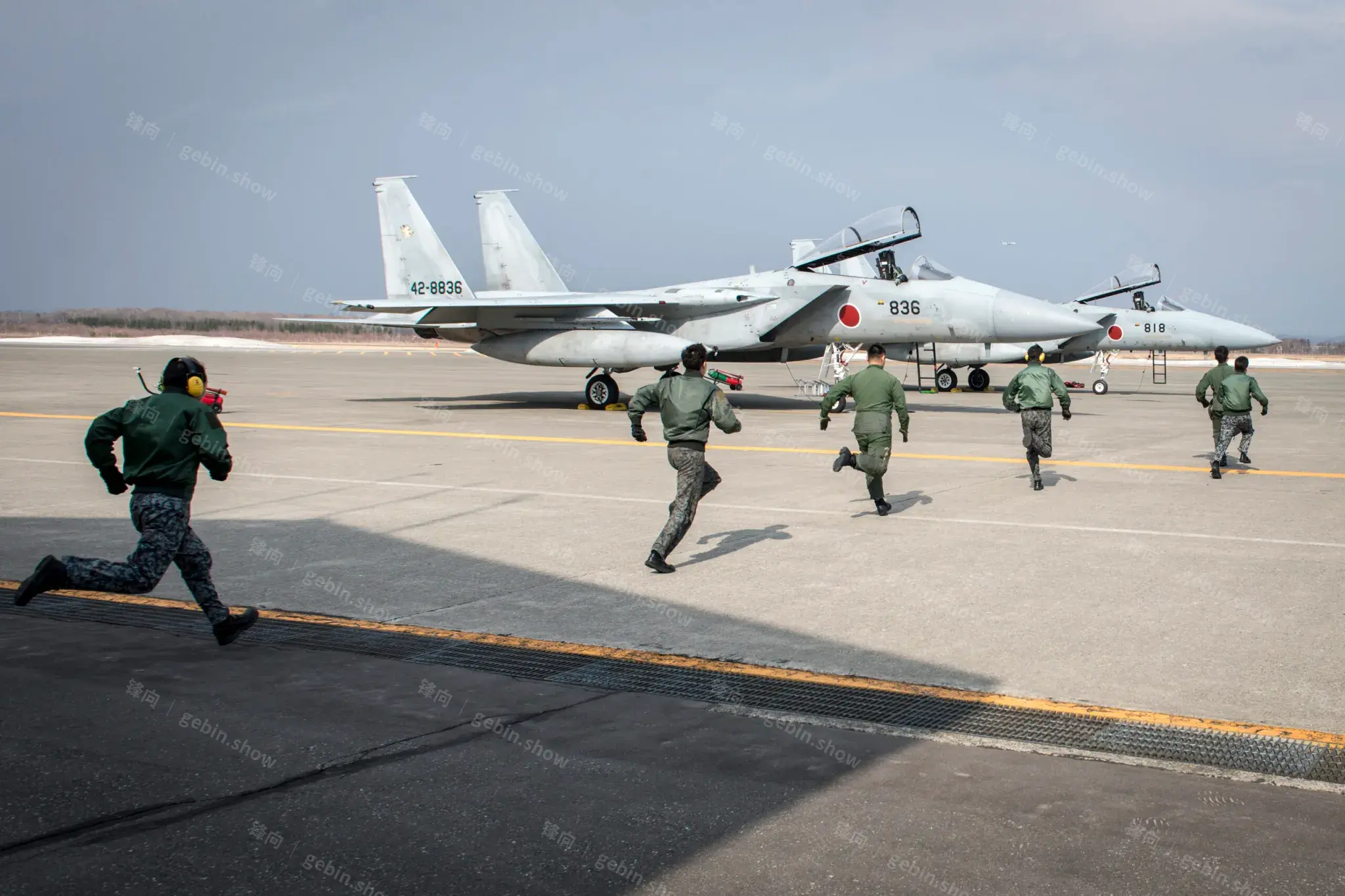 日本 那霸基地 F-15J 因海啸预警转移 凸显冲绳防务重要性-锋向兵库 ｜Gebin Military Arsenal